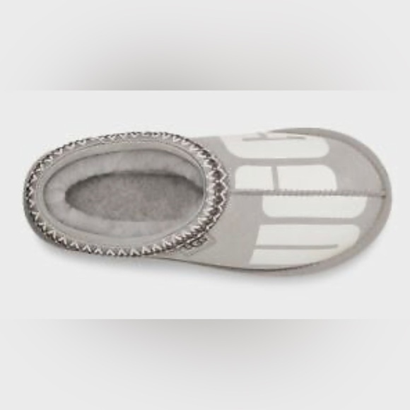 Ugg Womens Tasman Broken Logo Cobble Grey Sandals - Picture 4 of 5